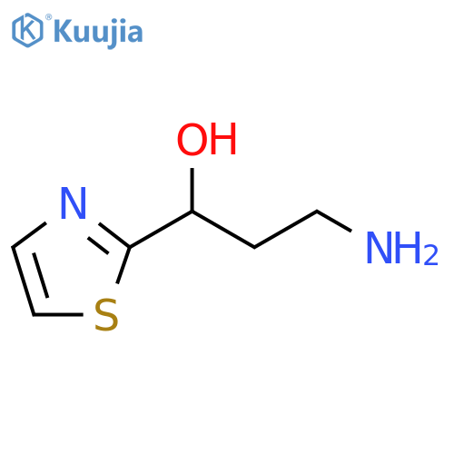 2-Thiazolemethanol, α-(2-aminoethyl)- structure