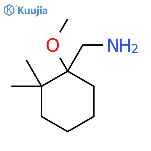 (1-methoxy-2,2-dimethylcyclohexyl)methanamine structure