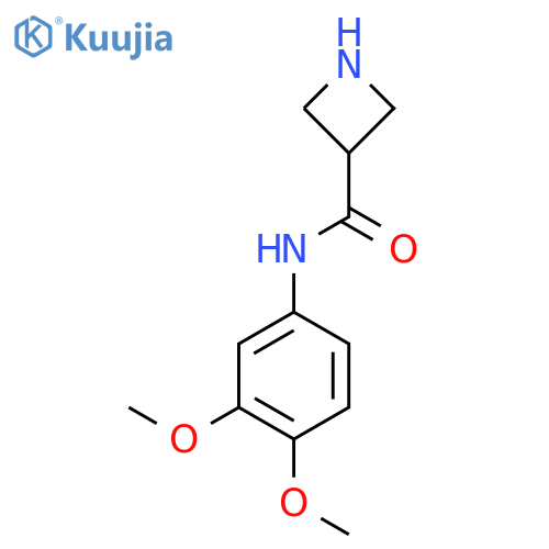 N-(3,4-Dimethoxyphenyl)azetidine-3-carboxamide structure