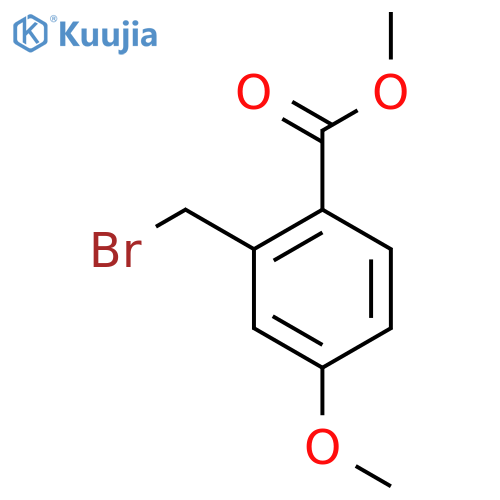 Methyl 2-(bromomethyl)-4-methoxybenzoate structure