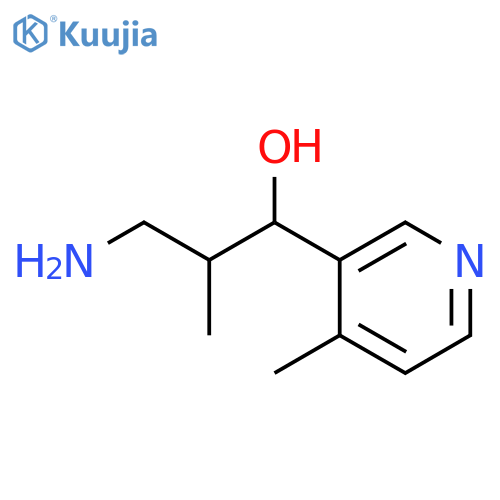 3-Pyridinemethanol, α-(2-amino-1-methylethyl)-4-methyl- structure