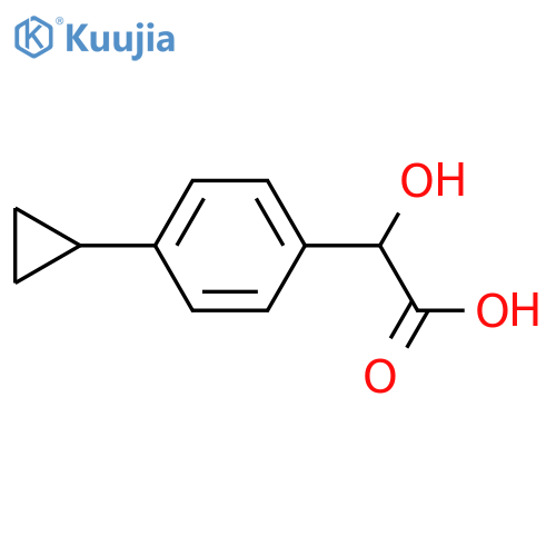 2-(4-CYCLOPROPYLPHENYL)-2-HYDROXYACETIC ACID structure