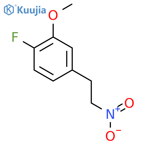 1-Fluoro-2-methoxy-4-(2-nitroethyl)benzene structure