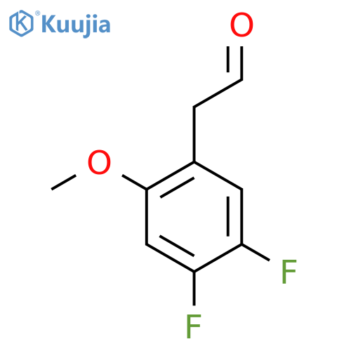 2-(4,5-difluoro-2-methoxyphenyl)acetaldehyde structure