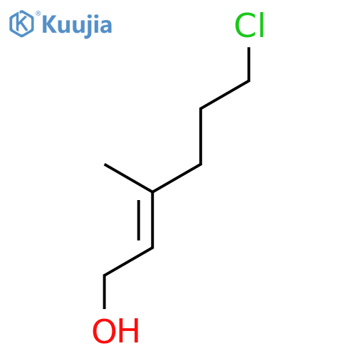2-Hexen-1-ol, 6-chloro-3-methyl- structure
