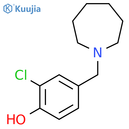 4-Azepan-1-ylmethyl-2-chloro-phenol structure