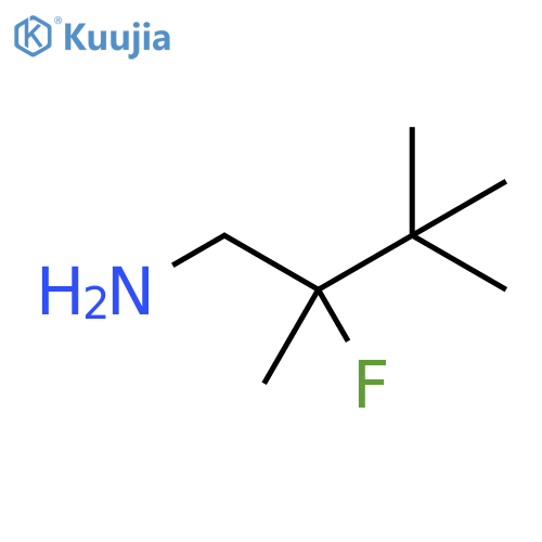 2-fluoro-2,3,3-trimethylbutan-1-amine structure