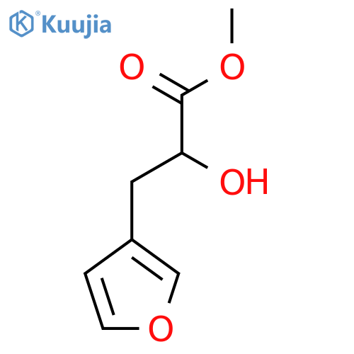 methyl 3-(furan-3-yl)-2-hydroxypropanoate structure
