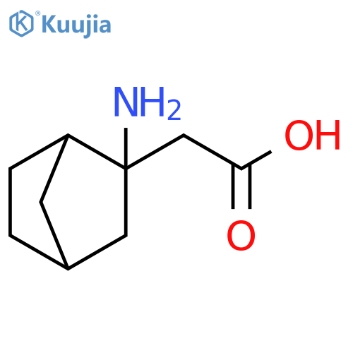 2-{2-aminobicyclo2.2.1heptan-2-yl}acetic acid structure