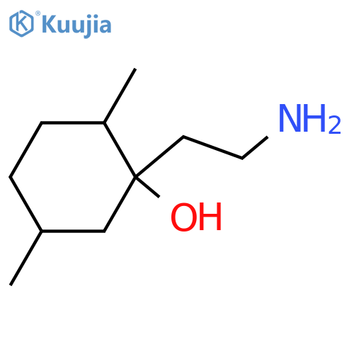 Cyclohexanol, 1-(2-aminoethyl)-2,5-dimethyl-  structure