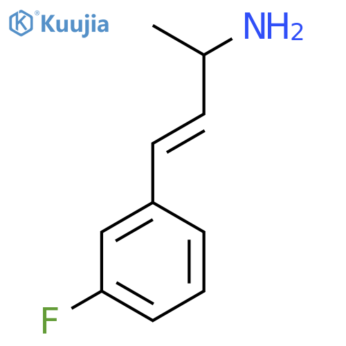 4-(3-fluorophenyl)but-3-en-2-amine structure