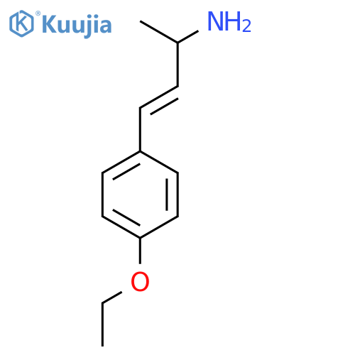 4-(4-ethoxyphenyl)but-3-en-2-amine structure