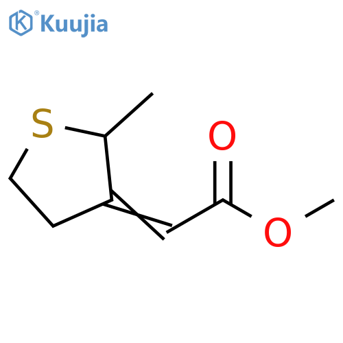 methyl 2-(3Z)-2-methylthiolan-3-ylideneacetate structure