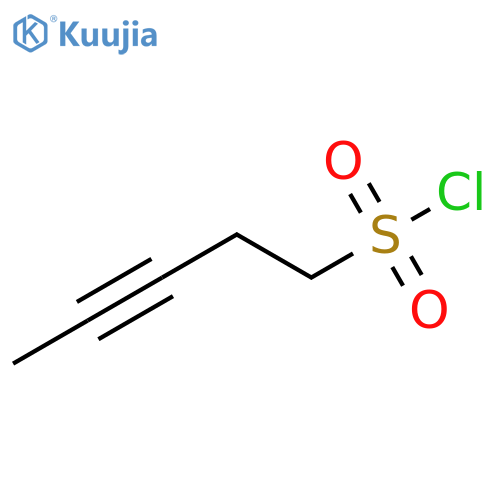pent-3-yne-1-sulfonyl chloride structure