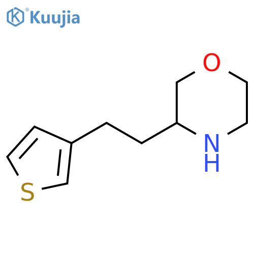 3-2-(thiophen-3-yl)ethylmorpholine structure