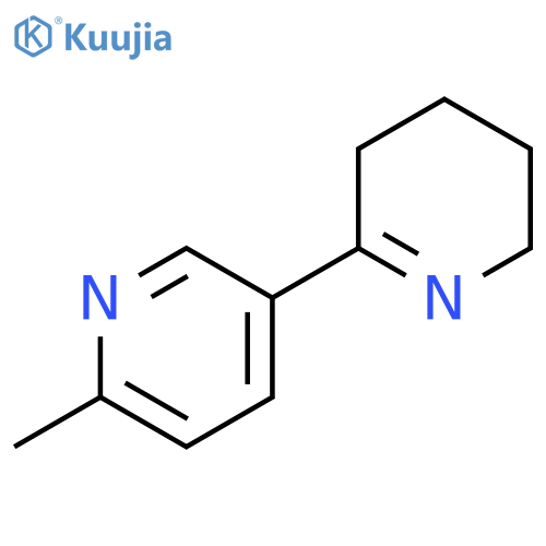 6-Methyl-3,4,5,6-tetrahydro-[2,3]bipyridinyl structure