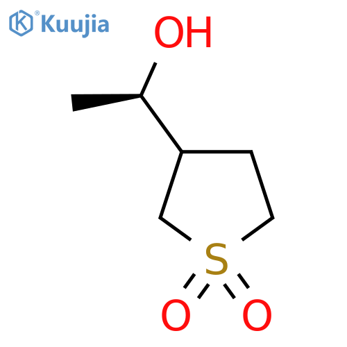 3-(1R)-1-hydroxyethyl-1lambda6-thiolane-1,1-dione structure