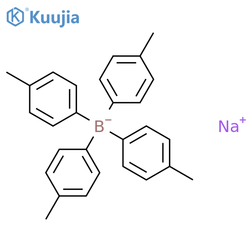 Borate(1-),tetrakis(4-methylphenyl)-, sodium (1:1) structure