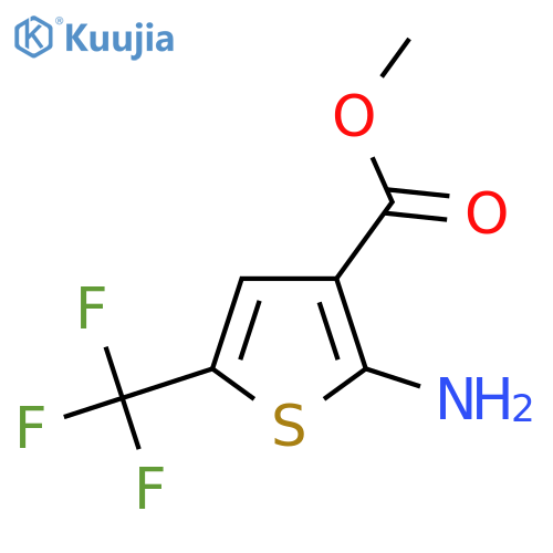 Methyl 2-amino-5-(trifluoromethyl)thiophene-3-carboxylate structure