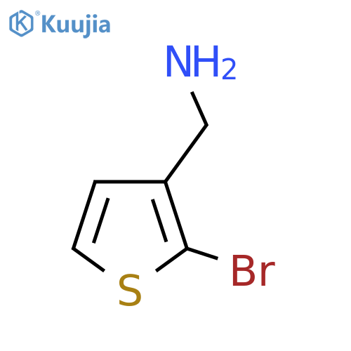 (2-Bromothiophen-3-yl)methanamine structure