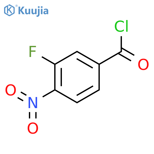 3-fluoro-4-nitrobenzoyl chloride structure