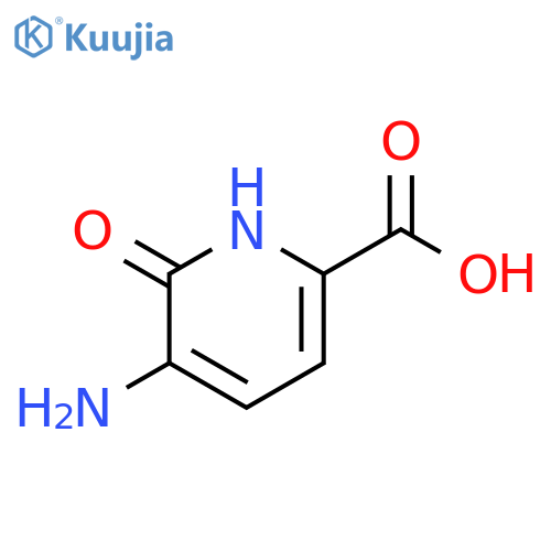 5-amino-6-hydroxypyridine-2-carboxylic acid structure