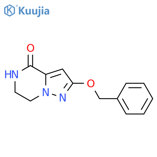 2-(Benzyloxy)-6,7-dihydropyrazolo[1,5-a]pyrazin-4(5H)-one structure