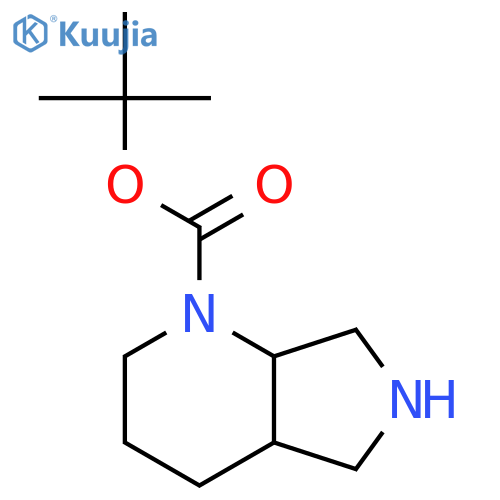 tert-butyl (4aS,7aS)-octahydro-1H-pyrrolo[3,4-b]pyridine-1-carboxylate structure