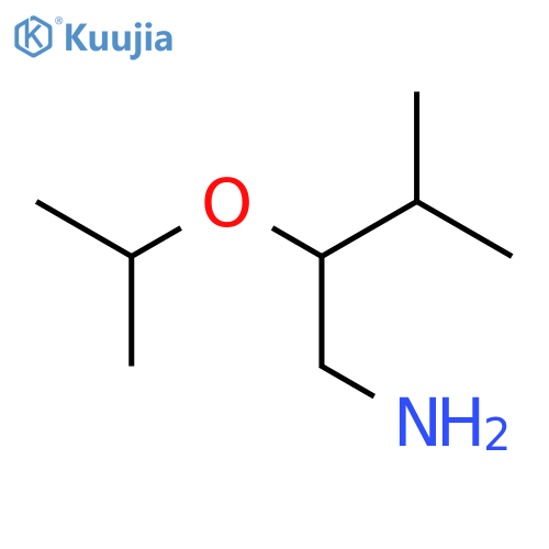 3-Methyl-2-(propan-2-yloxy)butan-1-amine structure