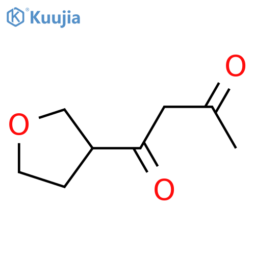 1-(Oxolan-3-yl)butane-1,3-dione structure