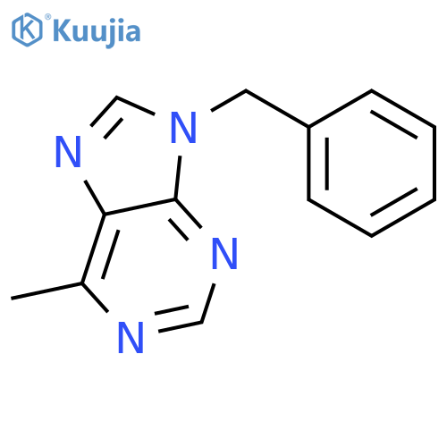 9h-purine, 9-benzyl-6-methyl- structure