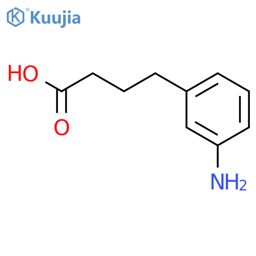 4-(3-aminophenyl)butanoic acid structure