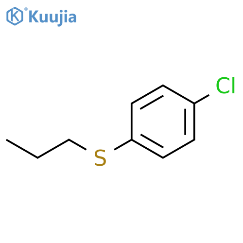 Benzene, 1-chloro-4-(propylthio)- structure