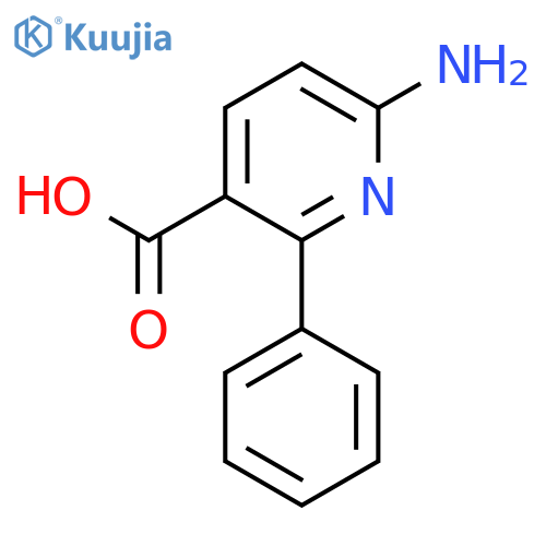 6-Amino-2-phenylnicotinic acid structure