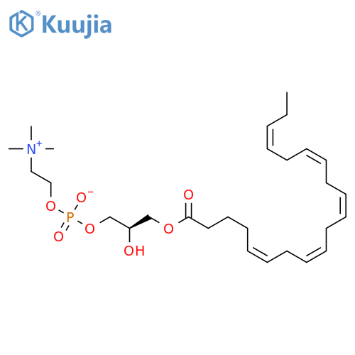 1-Eicosapentaenoyl-sn-glycerol-3-phosphocholine structure