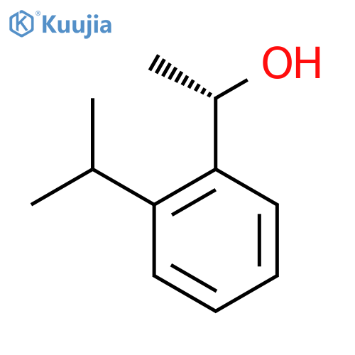 (1S)-1-2-(propan-2-yl)phenylethan-1-ol structure