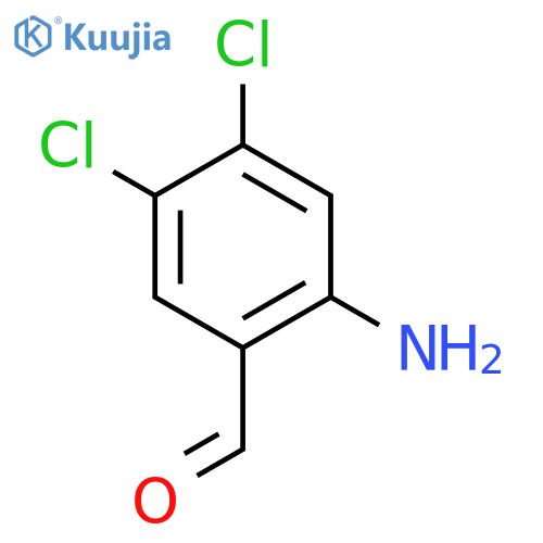 2-Amino-4,5-dichlorobenzaldehyde structure