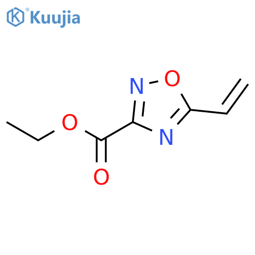 Ethyl 5-vinyl-1,2,4-oxadiazole-3-carboxylate structure