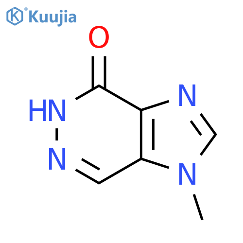 1-Methyl-1H,4H,5H-imidazo[4,5-d]pyridazin-4-one structure