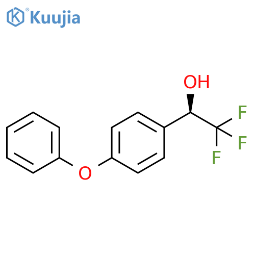 (1R)-2,2,2-trifluoro-1-(4-phenoxyphenyl)ethan-1-ol structure