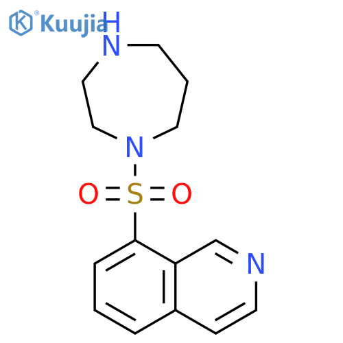 8-(Hexahydro-1H-1,4-diazepin-1-yl)sulfonylisoquinoline structure