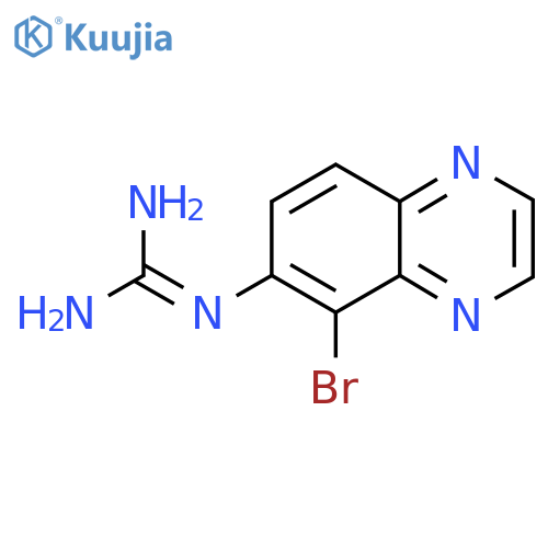 1-(5-Bromoquinoxalin-6-yl)guanidine structure
