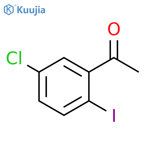 Ethanone, 1-(5-chloro-2-iodophenyl)- structure