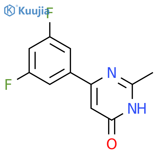 6-(3,5-Difluoro-phenyl)-2-methyl-pyrimidin-4-ol structure