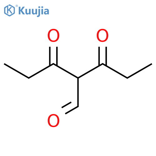 3-oxo-2-propanoylpentanal structure