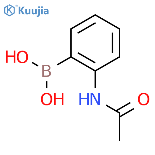 (2-Acetamidophenyl)boronic acid structure