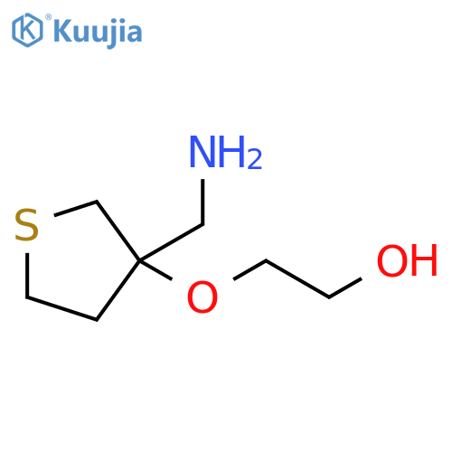 2-{3-(aminomethyl)thiolan-3-yloxy}ethan-1-ol structure