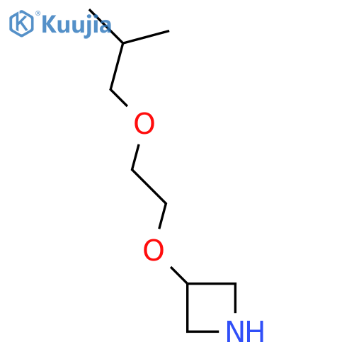 3-[2-(2-Methylpropoxy)ethoxy]azetidine structure