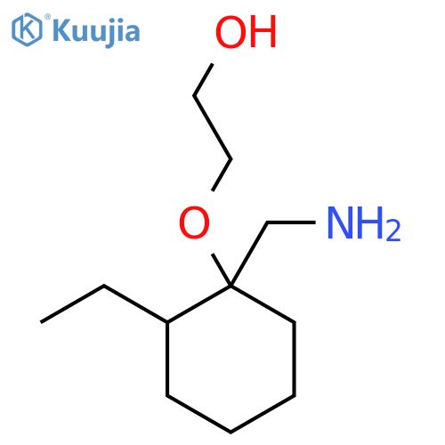 2-{1-(aminomethyl)-2-ethylcyclohexyloxy}ethan-1-ol structure