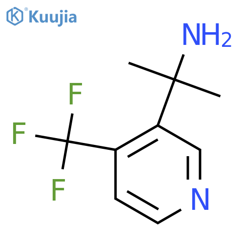 2-4-(trifluoromethyl)pyridin-3-ylpropan-2-amine structure